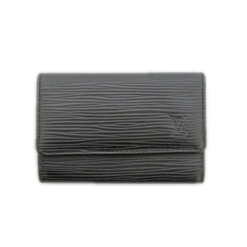 Louis Vuitton Multicles Wallet Key Case Epi Leather Black